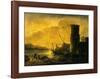 Bay at Sunset, 1549-Salvator Rosa-Framed Art Print