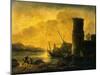 Bay at Sunset, 1549-Salvator Rosa-Mounted Art Print