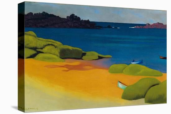 Bay at Tregastel, 1917-Félix Vallotton-Stretched Canvas