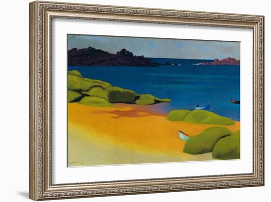 Bay at Tregastel, 1917-Félix Vallotton-Framed Giclee Print