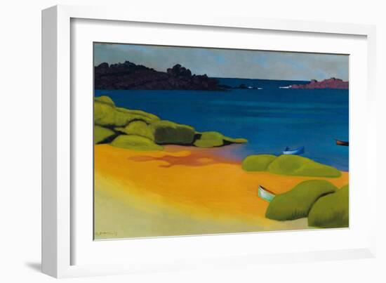 Bay at Tregastel, 1917-Félix Vallotton-Framed Giclee Print