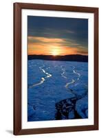 Bay Below Ilulissat Glacier-Howard Ruby-Framed Photographic Print