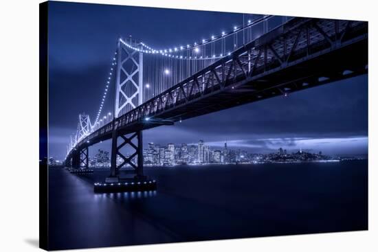 bay-bridge-1-Lincoln Harrison-Stretched Canvas