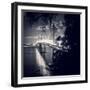 Bay Bridge, All Dressed Up, San Francisco-Vincent James-Framed Photographic Print