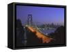 Bay Bridge and City Skyline, San Francisco, California, USA-Gavin Hellier-Framed Stretched Canvas