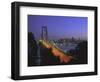 Bay Bridge and City Skyline, San Francisco, California, USA-Gavin Hellier-Framed Photographic Print