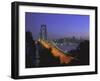 Bay Bridge and City Skyline, San Francisco, California, USA-Gavin Hellier-Framed Photographic Print