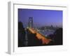 Bay Bridge and City Skyline, San Francisco, California, USA-Gavin Hellier-Framed Photographic Print