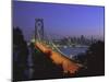 Bay Bridge and City Skyline, San Francisco, California, USA-Gavin Hellier-Mounted Photographic Print