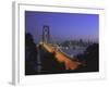 Bay Bridge and City Skyline, San Francisco, California, USA-Gavin Hellier-Framed Photographic Print