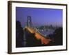 Bay Bridge and City Skyline, San Francisco, California, USA-Gavin Hellier-Framed Photographic Print