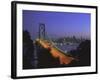 Bay Bridge and City Skyline, San Francisco, California, USA-Gavin Hellier-Framed Photographic Print