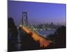 Bay Bridge and City Skyline, San Francisco, California, USA-Gavin Hellier-Mounted Photographic Print