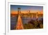 Bay Bridge and Evening Commute-John Gavrilis-Framed Photographic Print