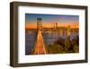 Bay Bridge and Evening Commute-John Gavrilis-Framed Photographic Print