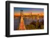 Bay Bridge and Evening Commute-John Gavrilis-Framed Photographic Print