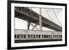 Bay Bridge and Pier #1-Christian Peacock-Framed Art Print