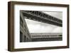 Bay Bridge and Pier #2-Christian Peacock-Framed Art Print