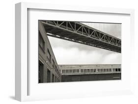 Bay Bridge and Pier #2-Christian Peacock-Framed Art Print