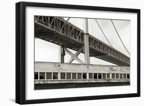 Bay Bridge and Pier, no. 1-Christian Peacock-Framed Giclee Print