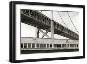 Bay Bridge and Pier, no. 1-Christian Peacock-Framed Giclee Print