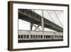 Bay Bridge and Pier, no. 1-Christian Peacock-Framed Giclee Print