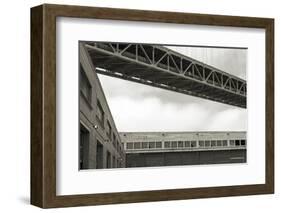 Bay Bridge and Pier, no. 2-Christian Peacock-Framed Giclee Print