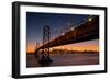 Bay Bridge and San Francisco Cityscape, California-Vincent James-Framed Photographic Print