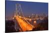 Bay Bridge at Dawn, San Francisco, Usa-Christian Heeb-Stretched Canvas