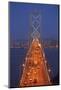 Bay Bridge at Dawn, San Francisco, Usa-Christian Heeb-Mounted Photographic Print