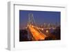 Bay Bridge at Dawn, San Francisco, Usa-Christian Heeb-Framed Photographic Print