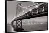 Bay Bridge at Night-Aaron Reed-Framed Stretched Canvas