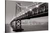 Bay Bridge at Night-Aaron Reed-Stretched Canvas