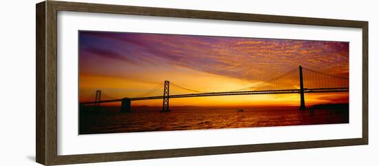 Bay Bridge at Sunrise, San Francisco, California-null-Framed Photographic Print