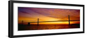 Bay Bridge at Sunrise, San Francisco, California-null-Framed Photographic Print