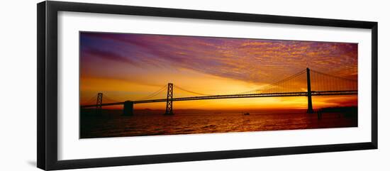 Bay Bridge at Sunrise, San Francisco, California-null-Framed Photographic Print