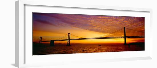 Bay Bridge at Sunrise, San Francisco, California-null-Framed Photographic Print