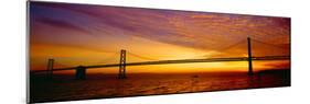 Bay Bridge at Sunrise, San Francisco, California-null-Mounted Photographic Print