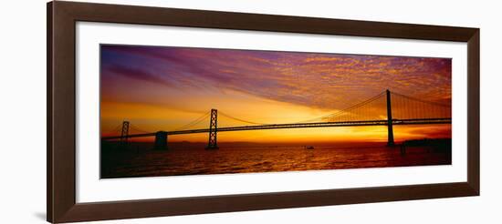 Bay Bridge at Sunrise, San Francisco, California-null-Framed Photographic Print