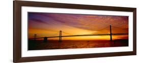 Bay Bridge at Sunrise, San Francisco, California-null-Framed Photographic Print