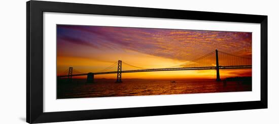 Bay Bridge at Sunrise, San Francisco, California-null-Framed Photographic Print