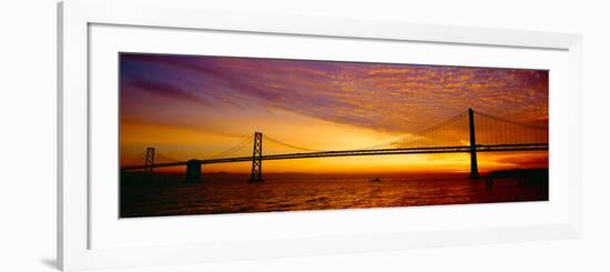 Bay Bridge at Sunrise, San Francisco, California-null-Framed Photographic Print