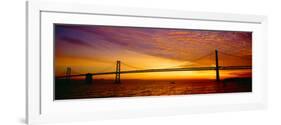 Bay Bridge at Sunrise, San Francisco, California-null-Framed Photographic Print