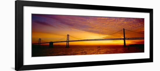 Bay Bridge at Sunrise, San Francisco, California-null-Framed Photographic Print