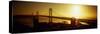 Bay Bridge at Sunset, San Francisco, California, USA-null-Stretched Canvas