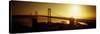 Bay Bridge at Sunset, San Francisco, California, USA-null-Stretched Canvas