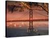 Bay Bridge at Sunset-Ralph Crane-Stretched Canvas