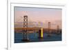 Bay Bridge at Sunset-nstanev-Framed Photographic Print