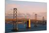 Bay Bridge at Sunset-nstanev-Mounted Photographic Print