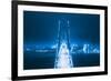 Bay Bridge Blue Head On, San Francisco, California-Vincent James-Framed Photographic Print